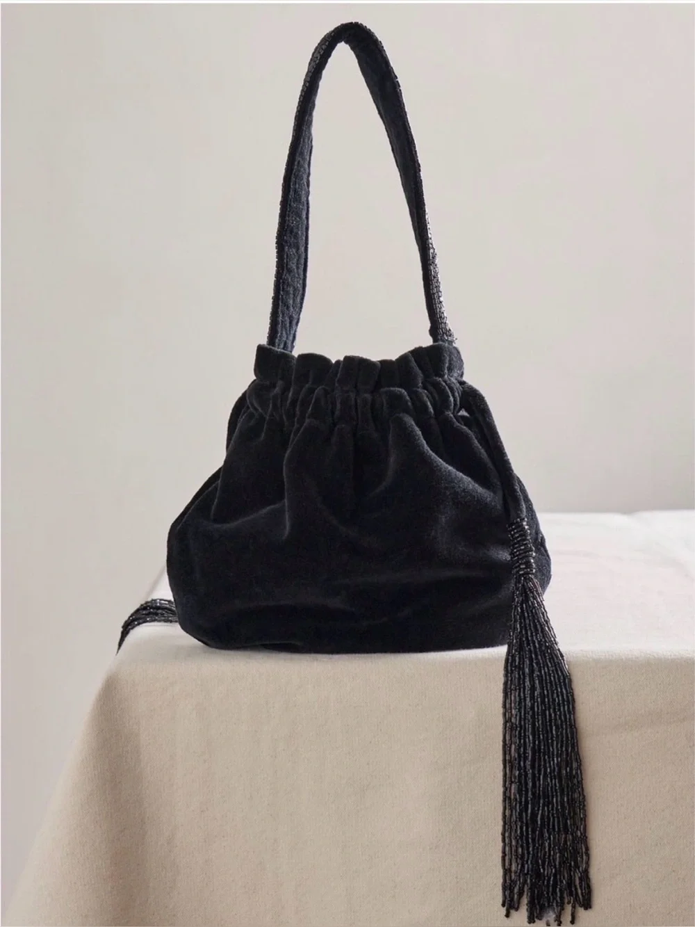 NWT free people Valentina Velvet Pouch